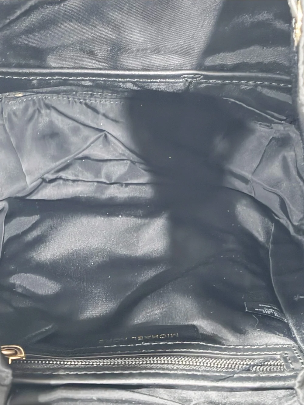 Michael Kors Nylon Beacon Back Pack Black Purse Handbag